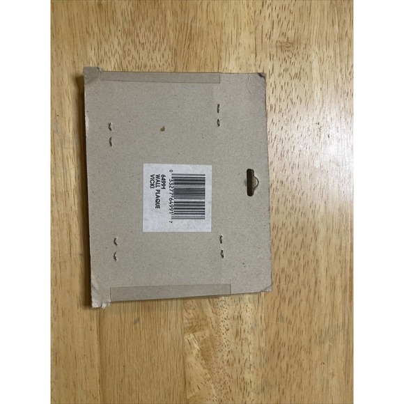 Vintage Retro VICKI With Butterflies Dead Stock Ceramic Name Plaque Wall Sign 84 - Picture 11 of 12